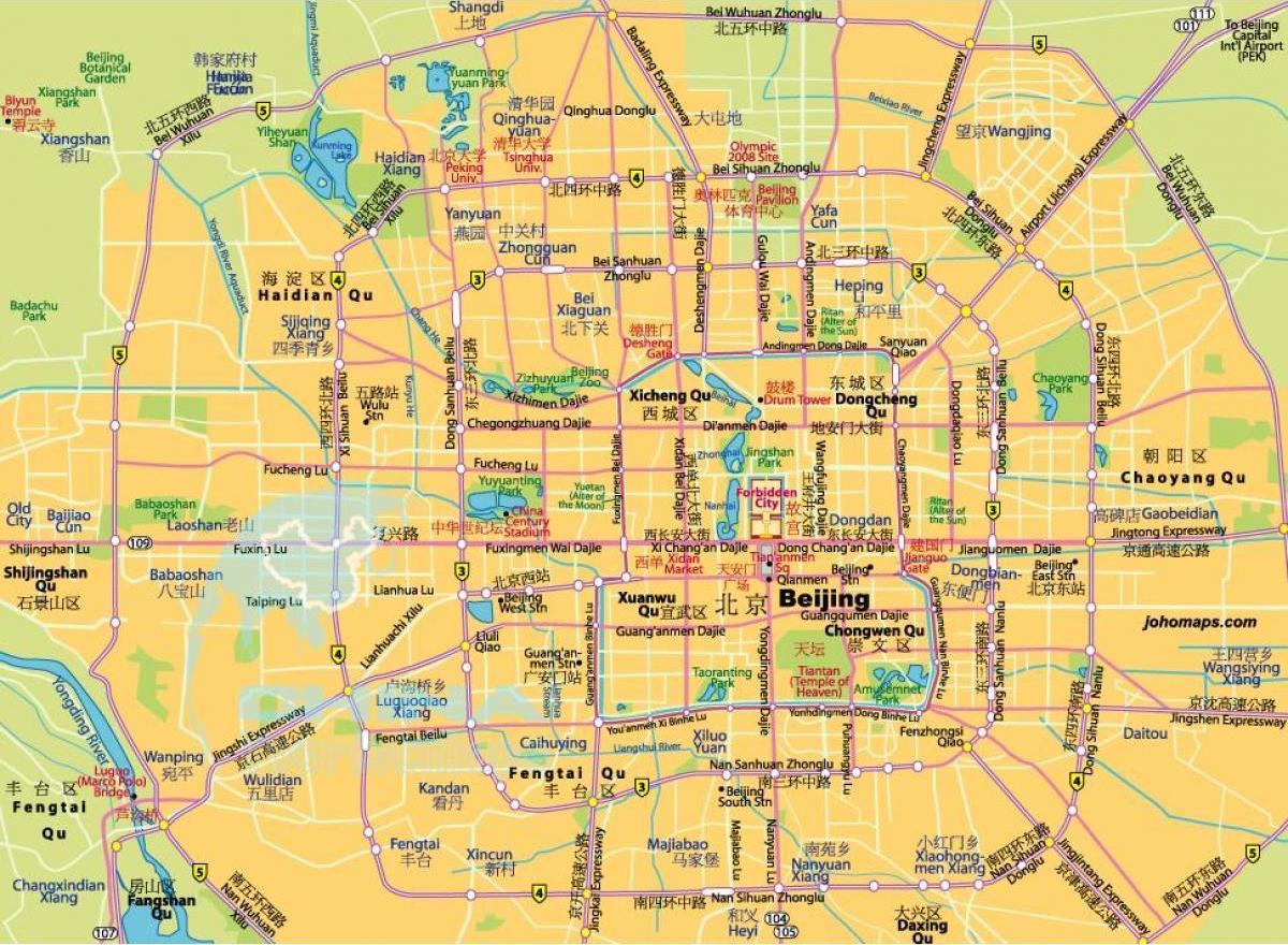 Карта дорог Пекина (Пекин)