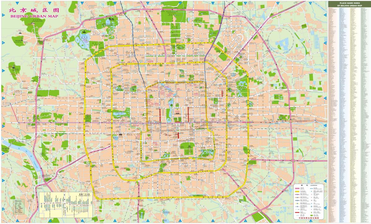 Карта улиц Пекина (Пекин)
